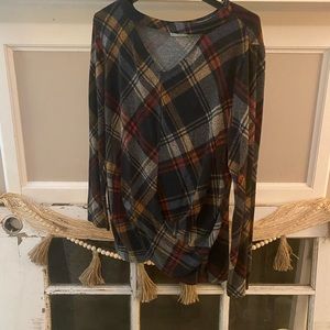Maurices peek chest blouse